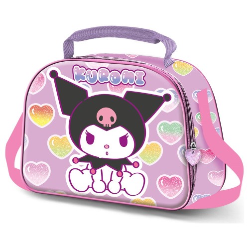 3D torba za malico Hello Kitty Kuromi Hearts 3D torba za malico Hello Kitty Kuromi Hearts