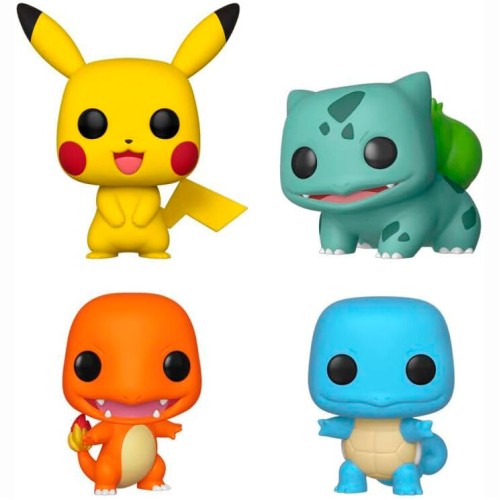 POP paket 4 figuric Pokemon Starters Exclusive POP paket 4 figuric Pokemon Starters Exclusive
