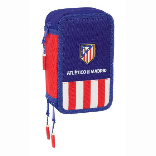 Atletico de Madrid trojni etui za svinčnike 37 kosov Atletico de Madrid trojni etui za svinčnike 37 kosov