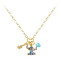 Ogrlica z obeskom Disney Lilo and Stitch in kamni Ogrlica z obeskom Disney Lilo and Stitch in kamni