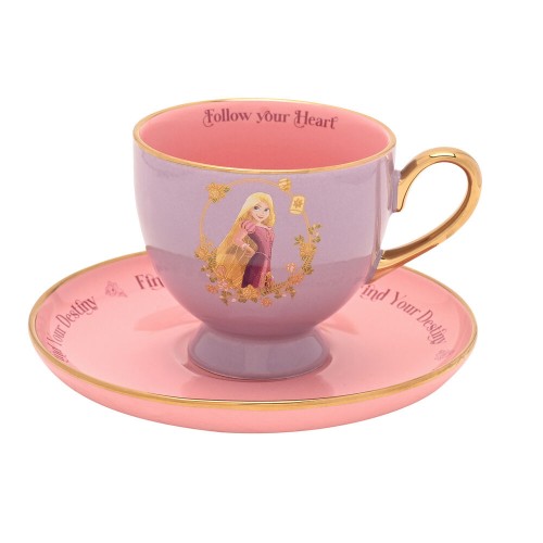 Skodelica Disney Princesa Rapunzel, za čaj in krožnik