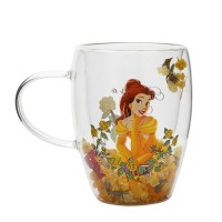 Steklena skodelica z motivom Disney Princeske Belle
