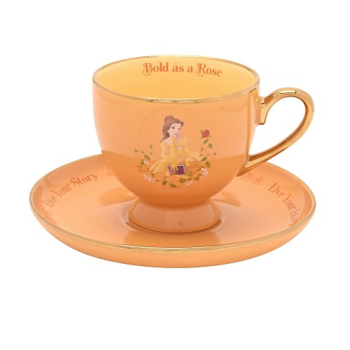 Skodelica in krožnik za čaj Disney Princeske Belle Skodelica in krožnik za čaj Disney Princeske Belle