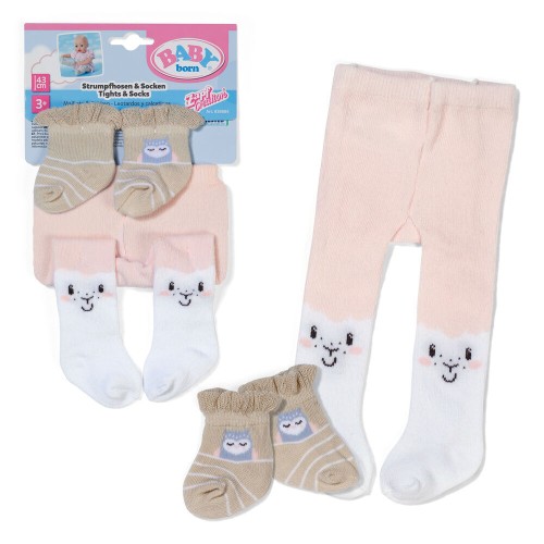 Paket 2 parov hlačnih nogavic in nogavic Baby Born Paket 2 parov hlačnih nogavic in nogavic Baby Born