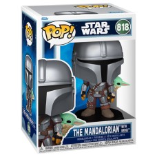 Funko POP figura Vojna zvezd Mandalorian in Grogu - Mandalorian z Grogujem Funko POP figura Vojna zvezd Mandalorian in Grogu - Mandalorian z Grogujem