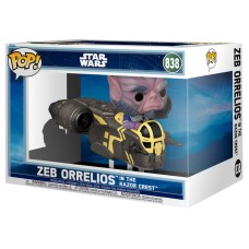 Funko POP figura Rides Deluxe Vojna zvezd Mandalorian & Grogu Zeb Orrelios in the Razor Crest Funko POP figura Rides Deluxe Vojna zvezd Mandalorian & Grogu Zeb Orrelios in the Razor Crest