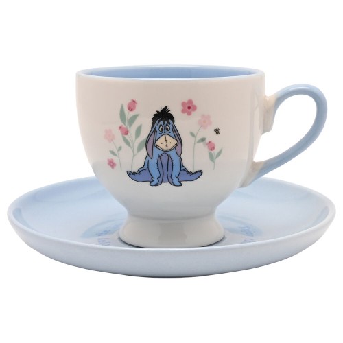Skodelica in krožnik za čaj Disney Medvedek Pu Eeyore Skodelica in krožnik za čaj Disney Medvedek Pu Eeyore
