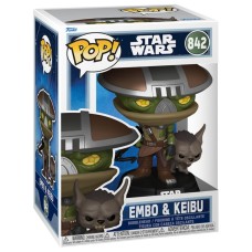 Funko POP figura Vojna zvezd: Mandalorian in Grogu - Embo in Keibu Funko POP figura Vojna zvezd: Mandalorian in Grogu - Embo in Keibu