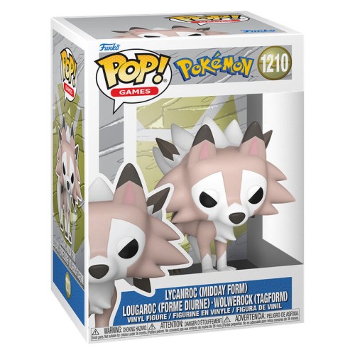 Funko POP figura Pokemon Lycanroc Midday Form
