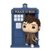 Funko POP figura vozi deluxe Doctor Who Tardis z desetim Doktorjem